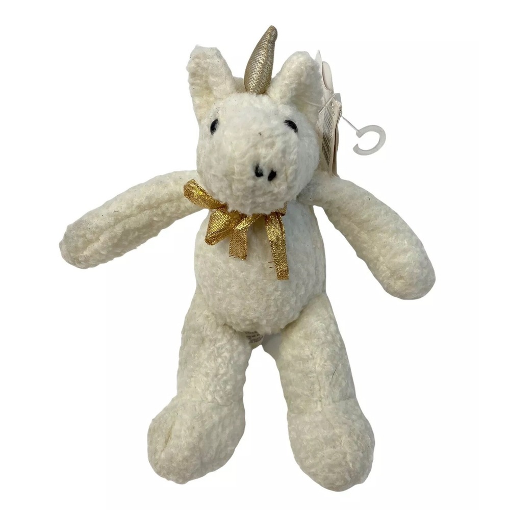 Vtg Kellytoy Original BeanPals White Unicorn w/Wings Plush - Rare - NWT/NOS Read